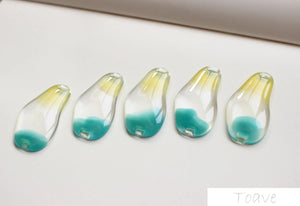 Spring Resin Epoxy Japanese Earring Material