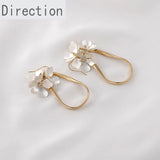 Spring Multicolor Five Petal DIY Flower Earrings Accessory