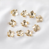 Spring Multicolor Five Petal DIY Flower Earrings Accessory