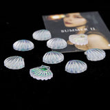 40pcs 22*20mm Scallop/Shell Resin Beads DIY Jewelry Earring Pendant