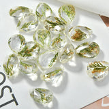 40pcs Cartoon Water Drop Shape Resin Beads DIY Earring Accessory
