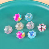 40pcs/lot Floral Cartoon Umbrella Alloy Charms DIY Earring Accessory