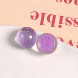 Spring 50pcs/lot Glitter Core Resin Beads for DIY Jewelry