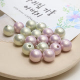 50pcs Geometry Shape Single Hole Beads DIY Jewelry Pendant Accessory