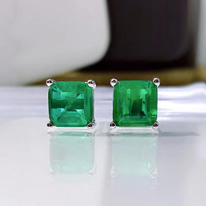 925 Silver Paraiba Tourmaline Gemstone Birthstone EarStuds Earrings