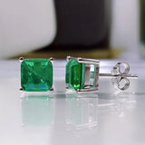 925 Silver Paraiba Tourmaline Gemstone Birthstone EarStuds Earrings