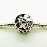 Enamel Flower & Butterfly Beads for Charms Bracelets DIY Silver 925 Jewelry