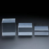 Acrylic Display Cube Riser Pedestal Block for Skin Care Cosmetic Jar Jewelry