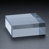 Acrylic Display Cube Riser Pedestal Block for Skin Care Cosmetic Jar Jewelry