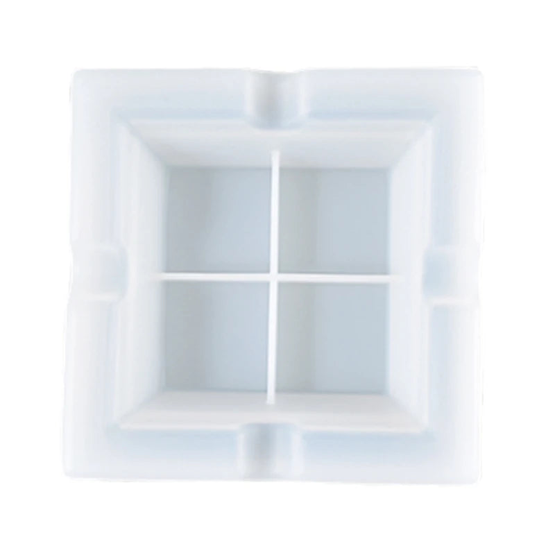 Square Ashtray Epoxy Resin Mold Box Casting Silicone Mould