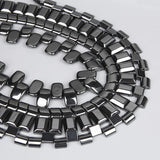 Square Flat Hematite Beads Charm Natural Stone for Jewelry Making