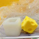 Square Cheese Shape Silicone Mold for DIY Jewelry Making