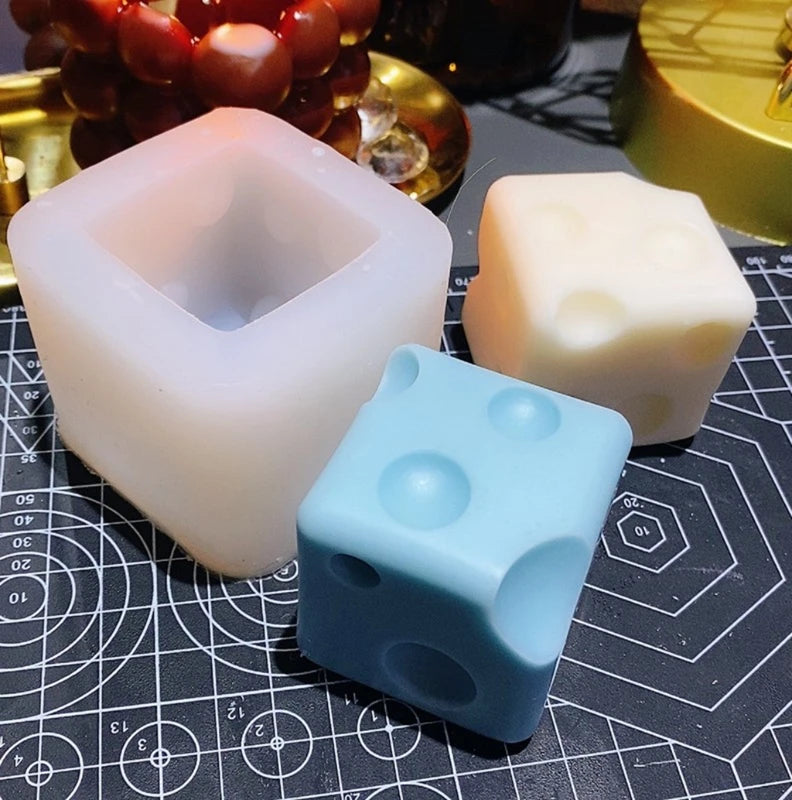 Square Cheese Shape Silicone Mold for DIY Jewelry Making