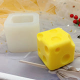 Square Cheese Silicone Mold Keychain Resin Epoxy Craft DIY