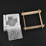 Square Cigar Ashtray Silicone Mold Maple Leaf Casting Epoxy Resin Craft