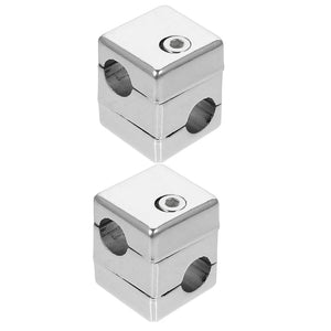 Square Clamp Cross Steel Bracket Clamps Clip Flat Laboratory Stainless