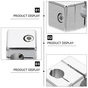 Square Clamp Cross Steel Bracket Clamps Clip Flat Laboratory Stainless