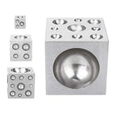 Square Dapping Block Metal Forming Tool for Jewelry Making