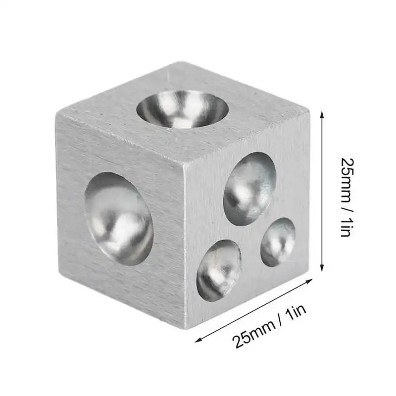 Square Dapping Block Metal Forming Tool for Jewelry Making