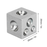 Square Dapping Block Metal Forming Tool for Jewelry Making
