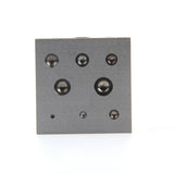 Square Dapping Block With 21 Round Cavities Metal Forming Tools
