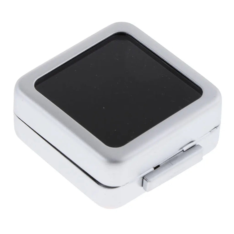 Square Diamond Gemstone Storage Collection Display Show Box Jewelry Case
