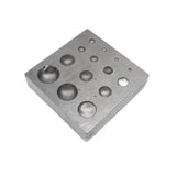 Square Doming Dapping Block Jewelry Punch Forming Tool