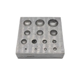 Square Doming Dapping Block Jewelry Punch Forming Tool
