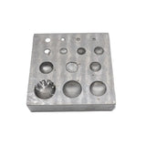 Square Doming Dapping Block Jewelry Punch Forming Tool