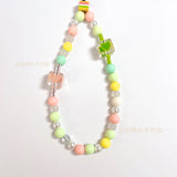 Acrylic Bead Phone Chain Hair Rope DIY Material Hair Accessories