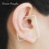 Square Earrings 14k Filled s925 Silver Jewelry Minimalist Earrings