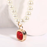 Square Faceted Crystal Glass Charms 4Pcs Brass Framed Plated Pendant