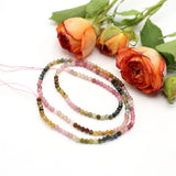 2mm Tourmaline Loose Beads Natural Stones for DIY Jewelry Making