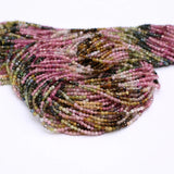 2mm Tourmaline Loose Beads Natural Stones for DIY Jewelry Making
