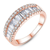 Square Zircon Ring - Elegant and Stylish Women's Fashion Jewelry