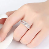 Square Zircon Ring - Elegant and Stylish Women's Fashion Jewelry