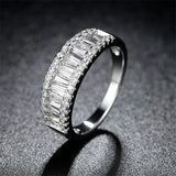 Square Zircon Ring - Elegant and Stylish Women's Fashion Jewelry