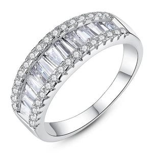 Square Zircon Ring - Elegant and Stylish Women's Fashion Jewelry