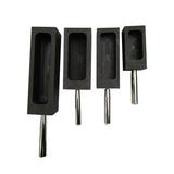 1kg Square Graphite Crucible with Handle