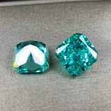 Green Paraiba Tourmaline Radiant Cut Loose Beads for Jewelry Making