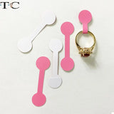 Square Head Self-Adhesive Label Ring Jewelry Tag