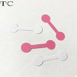 Square Head Self-Adhesive Label Ring Jewelry Tag