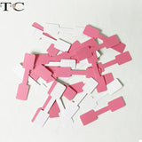 Square Head Self-Adhesive Label Ring Jewelry Tag