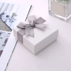 Square Jewelry Organizer Box Display for Engagement Ring Necklace