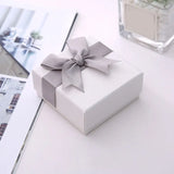 Square Jewelry Organizer Box Display for Engagement Ring Necklace