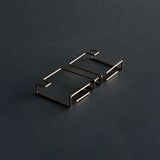 Square Line Earrings 14K Filled Minimalist Jewelry