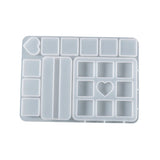 Square Love Heart Photo Frame Resin Mold DIY Decoration Tool