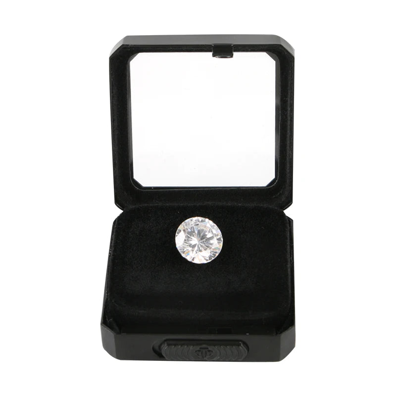 Metal Gemstone Display Box for Jewelry Storage