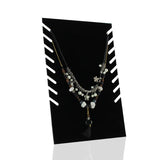 Square Necklace Bust Display Rack Jewelry Pendant Chain Display Holder