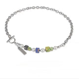Square Pearl Antique Necklace Hip Hop China-Chic Style Sweater Chain
